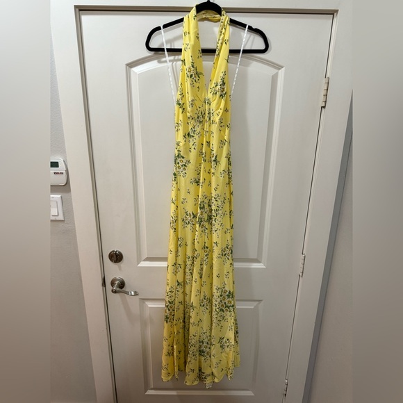 Rodarte Light Yellow Floral Dress - Picture 1 of 4